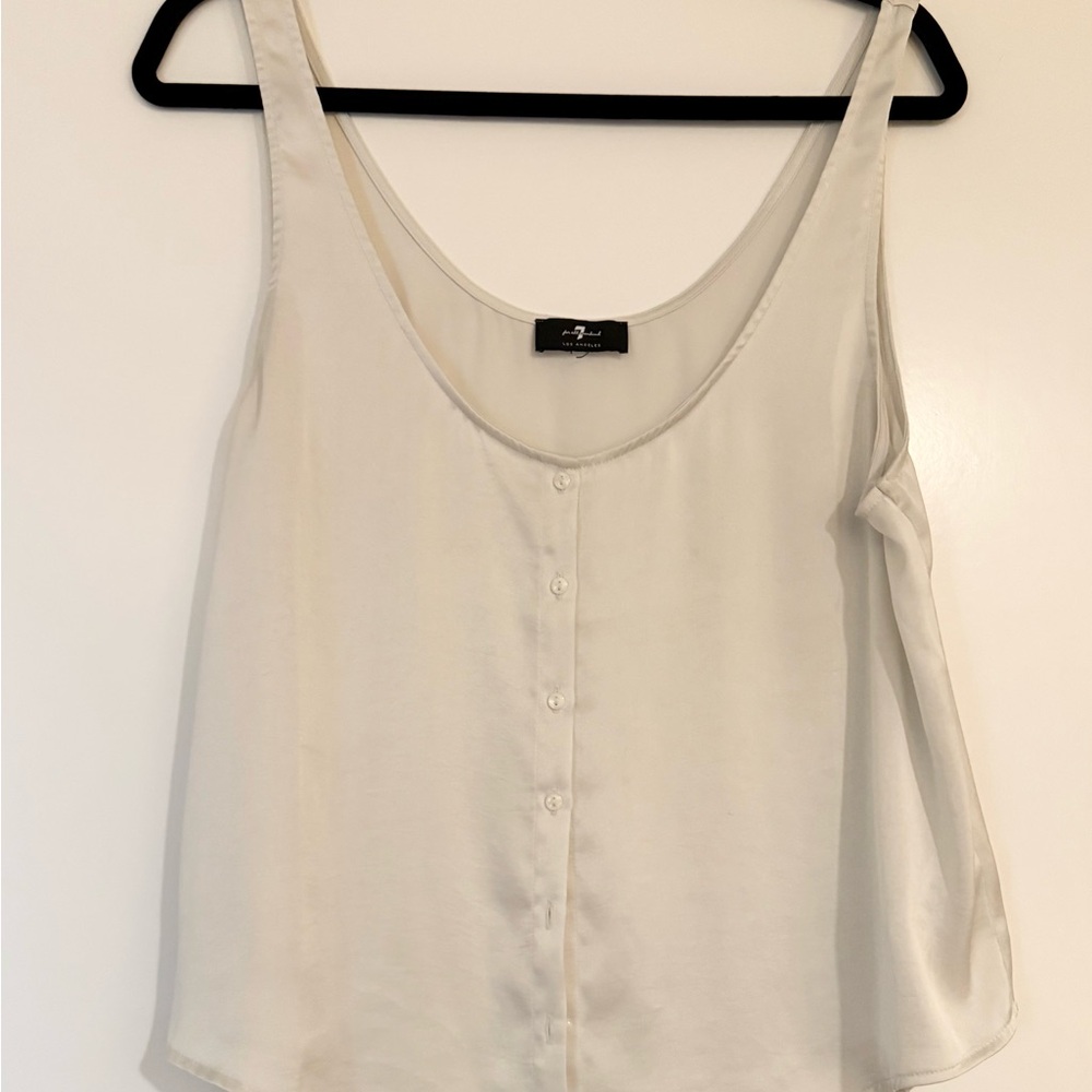 7 for all Mankind Women's Satin Top - Picture 1 of 3